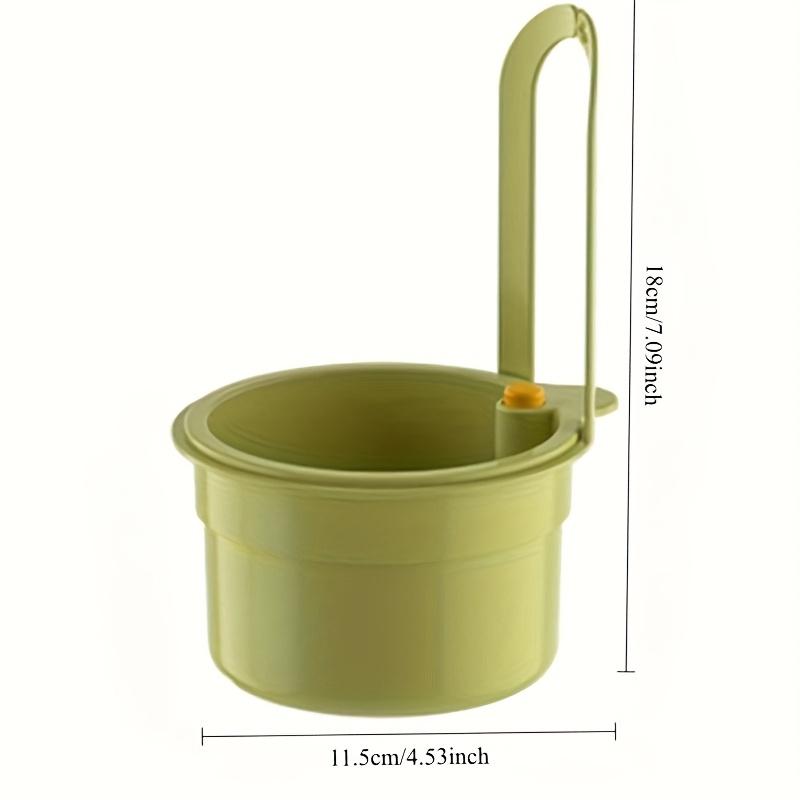 Creative Hanging Kitchen Draining Basket with Automatic Cleaning & Removable Bottom Odorproof Clogfree Sink Filter for Easy Installation Modern Design