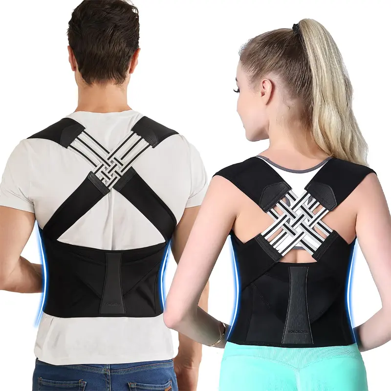 Adjustable Posture Corrector BackBrace Shoulder Straightener with ShoulderSupport for Back Pain Relief for Men and WomenBelts