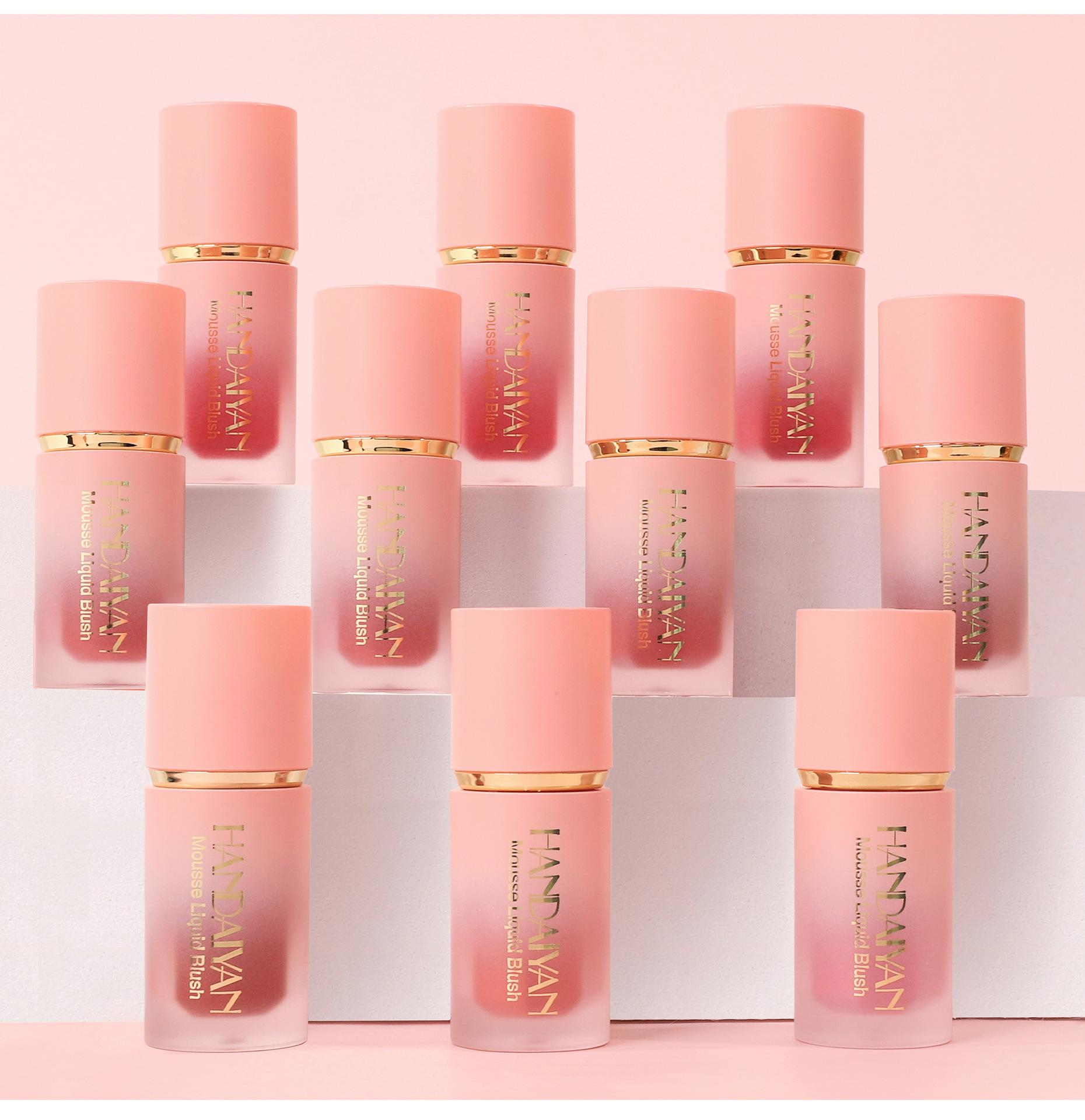 HANDAIYAN Liquid Blush — Matte Finish,Sculpts facial features, defines contours, and brightens the complexion to create a radiant look — Sweet Pink
