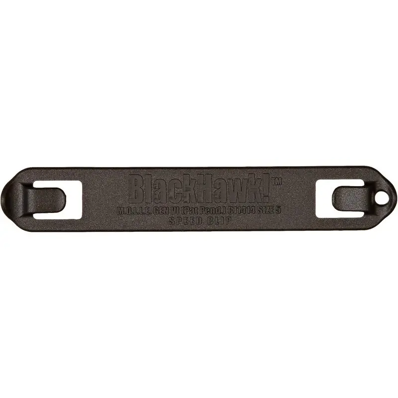 BLACKHAWK Speed Clips - 6-Pack #5, Black Hunting Clips for Outdoor Sports, Leisure & Outdoor Recreation Equipment