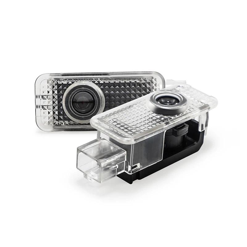 2Pcs LED Car Door Welcome Light HD Wireless Light Projector Lamps For Audi A3 A4 A6 A5 Q5 A1 Q7 Q6 Q3 Q2 Q8 A7 A8 TT S1 SQ5 RSQ3