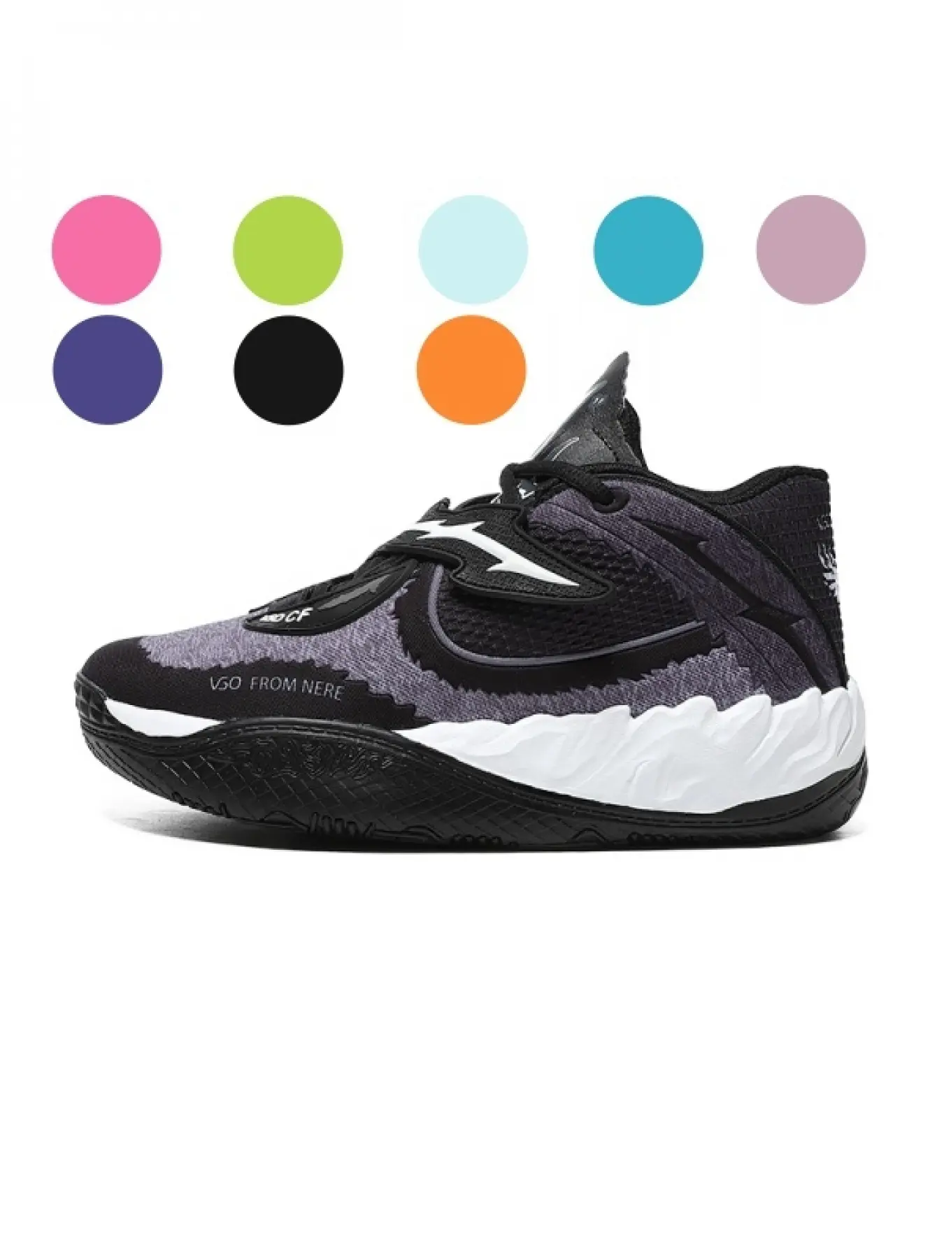 Unisex Mismatched Contrast Strap Basketball Sneakers, Lightweight Soft Wear-resistant Grippy Shoes For Student Ball Games & Campus Commuting