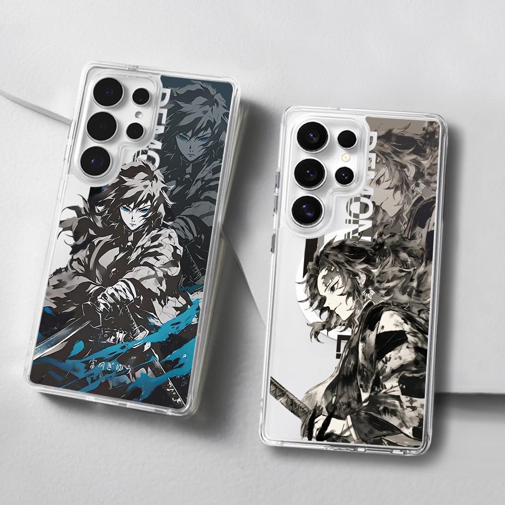[Galaxy S26NEW]Demon Slayer Magnetic phone Case for Samsung S26/S25/S24/S23/S22/S21/S20/S10/NOTE20/NOTE10/NOTE9/PLUS/ULTRA/FE/A57/A56/A55/A54/A37/A36/A35/A34/A26/A25/A24/A23/A17/A16/A15/A14/A07/A06/A05,MagSafe gifts Transparent Shockproof Protective Cover