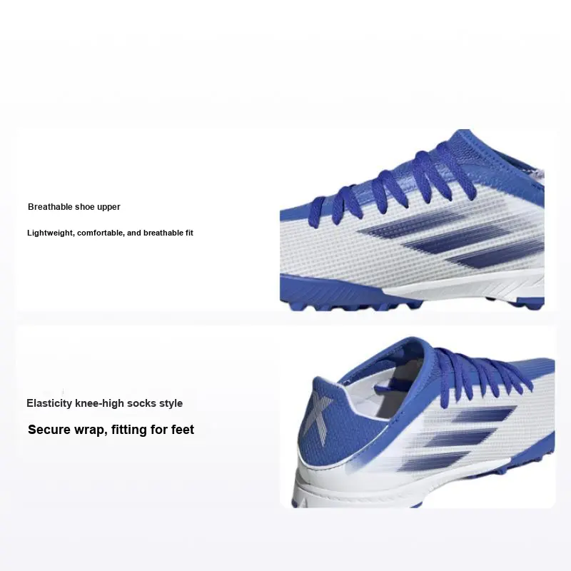Adidas X Speedflow.3 TF J 'White Legacy Indigo' GW7514