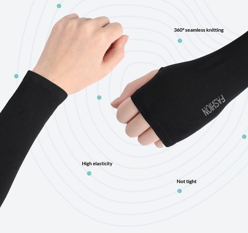 BIGWIG Summer Breathable Sun Protection Arm Sleeves — Unisex Arm Covers featuring UV Protection, Hand Coverage, and Tattoo Concealment. Ice-Cool Compression Arm Sleeves, Ideal for Running, Fishing, and Cycling