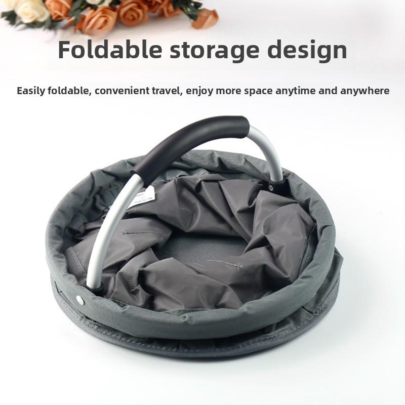 Outdoor Beach Basket Lightweight Portable Picnic Basket Portable Storage Wash Bag Bath Basket Household Tools Basket Foldable