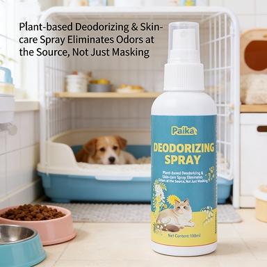 Paika Pet Odor Eliminator Spray, Effective Dog & Cat Freshener, Long-Lasting Scent Neutralizer, Easy-To-Use Animal Care Product