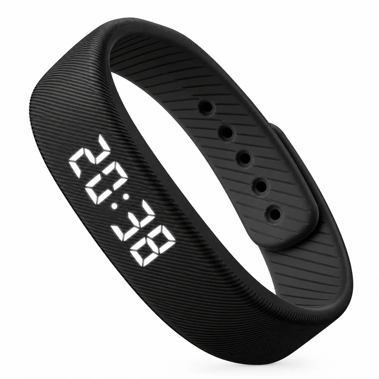 Fitness Tracker with Silent Alarm, USB Rechargeable Step Counter Watch, No Cable Needed, Pedometer and Timer for Gym, Travel and Everyday Wear, Digital Fitness Tracker