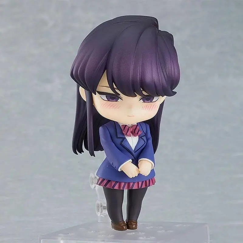 #1853 Cute Q Style Shouko Komi Pvc Action Figure With Movable Joints And Replaceable Head Sculpt Boxed Doll Home Office Desktop