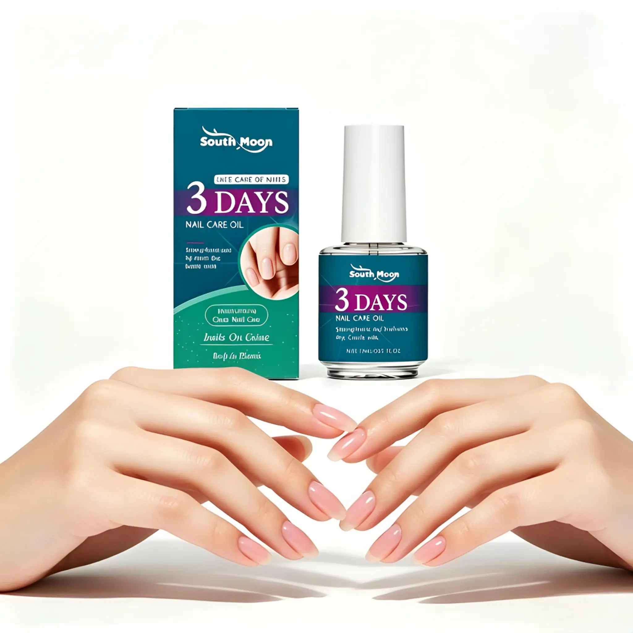 15ml Nail Care Oil, Nail Strengthener Oil for Hands & Feet | Deeply Moisturizes Nail Beds, Softens Cuticles, Repairs Dry Brittle Nails, Gentle Daily Nourishment for Glossy Strong Nails | Non-Greasy Fast Absorbing Nail Nutrient Oil