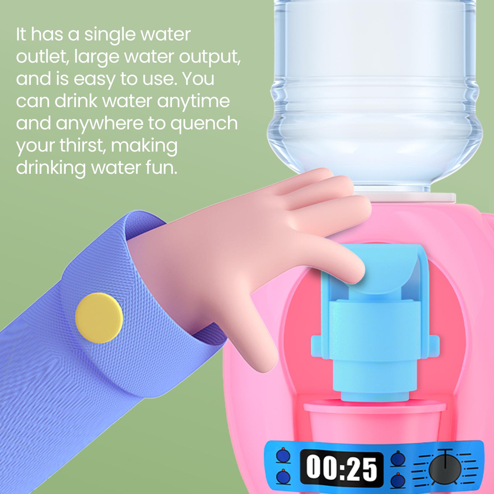 Children's Mini Water Dispenser Baby Kitchen Toy Mini Fun Pretend Play Beverage Dispenser That Can Dispense Water