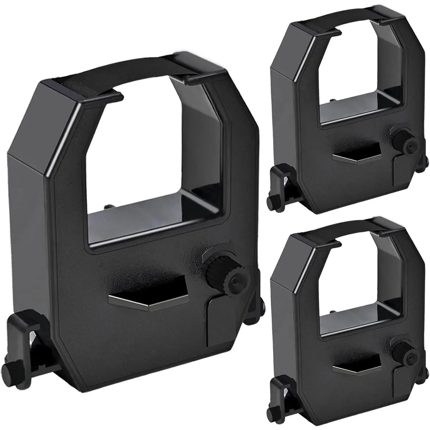 3 Pack  Amano Time Clock Ribbon, Compatible with PIX & TCX Series