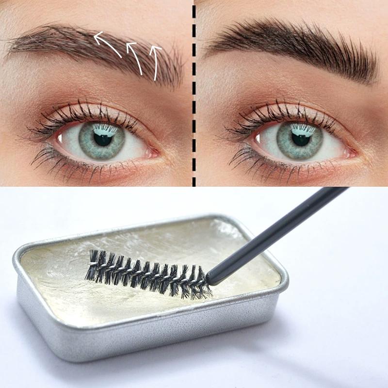 Lightweight Clear Brow Sealer, Long-Lasting & Smudge-Proof, Creates Natural 3D Eyebrows, Colorless Setting Gel, Defined & Separated Hairs, Affordable for Students & Beginners, Must-Have for Perfect Brow Makeup