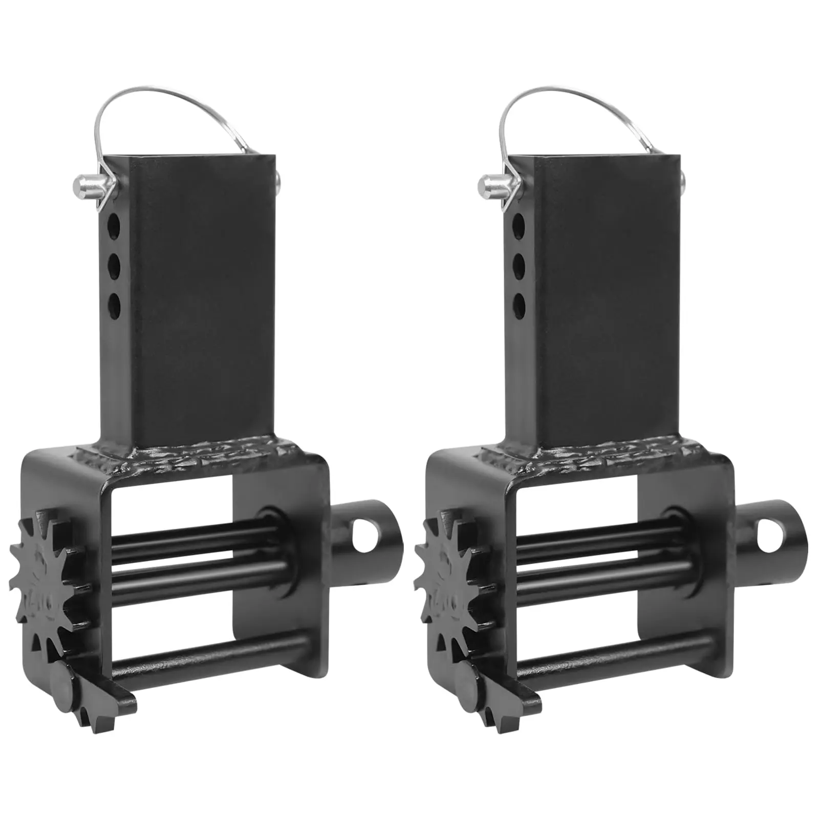 Heavy Duty Q235A Steel Winch Fixing Bracket, Trailer Stake Pocket Winch Mount Support, High Load Capacity Tie Down Anchor Bracket for Flatbed Trailers & Cargo Lashing