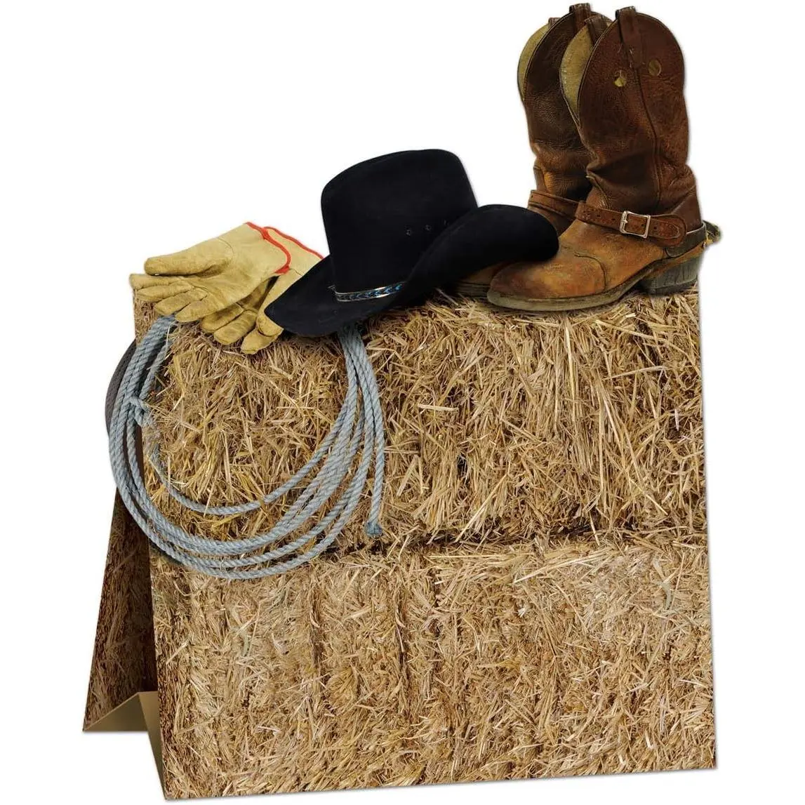 Beistle 9.5" Tall 3D Western Centerpiece, Desert-Themed Table Decoration for Cowboy Old Wild West Birthday Parties