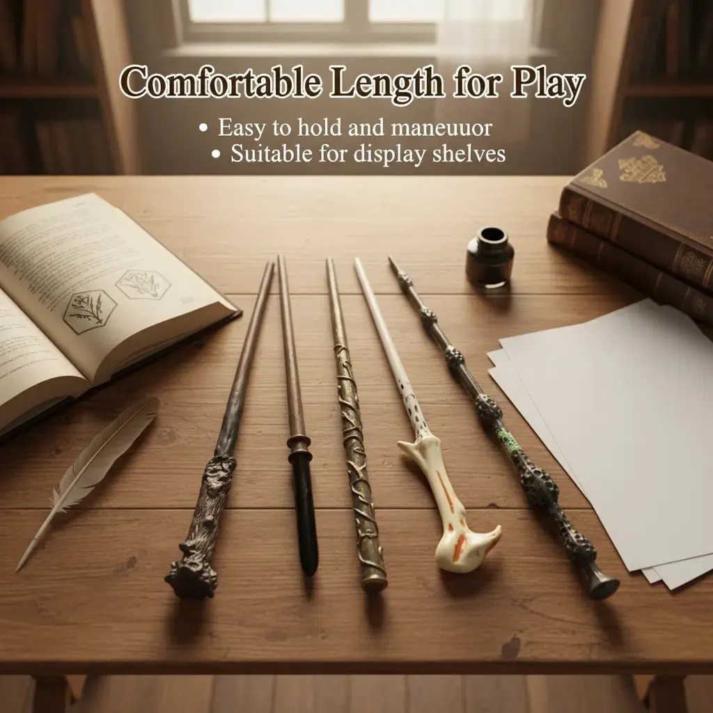 Halloween Magic Wand for Adults and Kids, Cosplay Prop Staff, Desktop Decoration, Perfect for Parties and Events