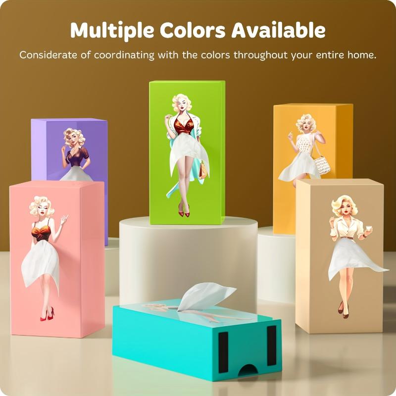 Flying Skirt Tissue Boxes Holder, Lady Skirt Tissue Box Cover, A Funny Vintage Lady Up Dress Design For Facial Tissues, Napkins, Office Countertops Living Room, Bedroom Rectangular Decor Organiser Resistance Water Proof Rectangle Plastic Yellow Flying Skirt Tissue Boxes Holder, Lady Skirt Tissue Box Cover, A Funny Vintage Lady Up Dress Design For Facial Tissues, Napkins, Office Countertops Living Room, Bedroom Rectangular Decor Organiser Resistance Water Proof Rectangle Plastic Yellow