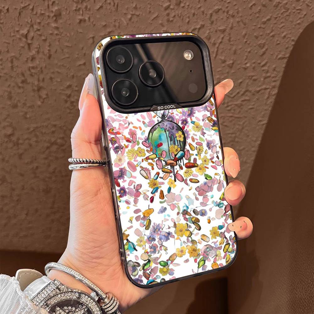 J-Juice Legends Never Die W-WRLD Phone Case For iPhone 17,16,15,14,13,12,11,Pro,Max,Plus,E,Air,Mini Black Gray IMD