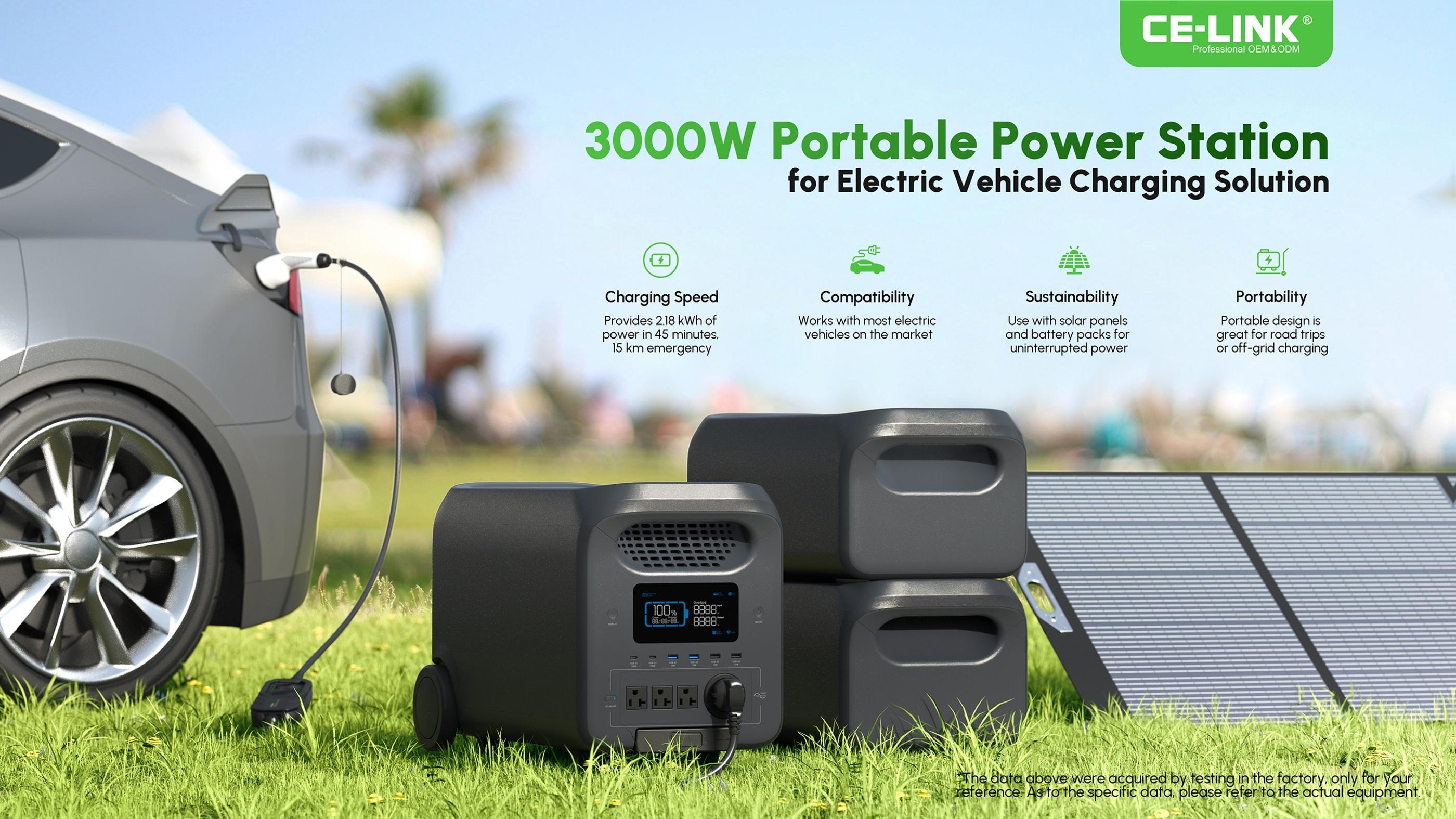 3000W Lithium Iron Phosphate Portable Generator (LiFePO4) - 2560Wh high-capacity mobile power supply, 1.6 hours fast charging, 30dB silent and lightweight backup generator, suitable for RV, camping, outdoor - 10 years service life, usb-c output 3000W Lithium Iron Phosphate Portable Generator (LiFePO4) - 2560Wh high-capacity mobile power supply, 1.6 hours fast charging, 30dB silent and lightweight backup generator, suitable for RV, camping, outdoor - 10 years service life, usb-c output