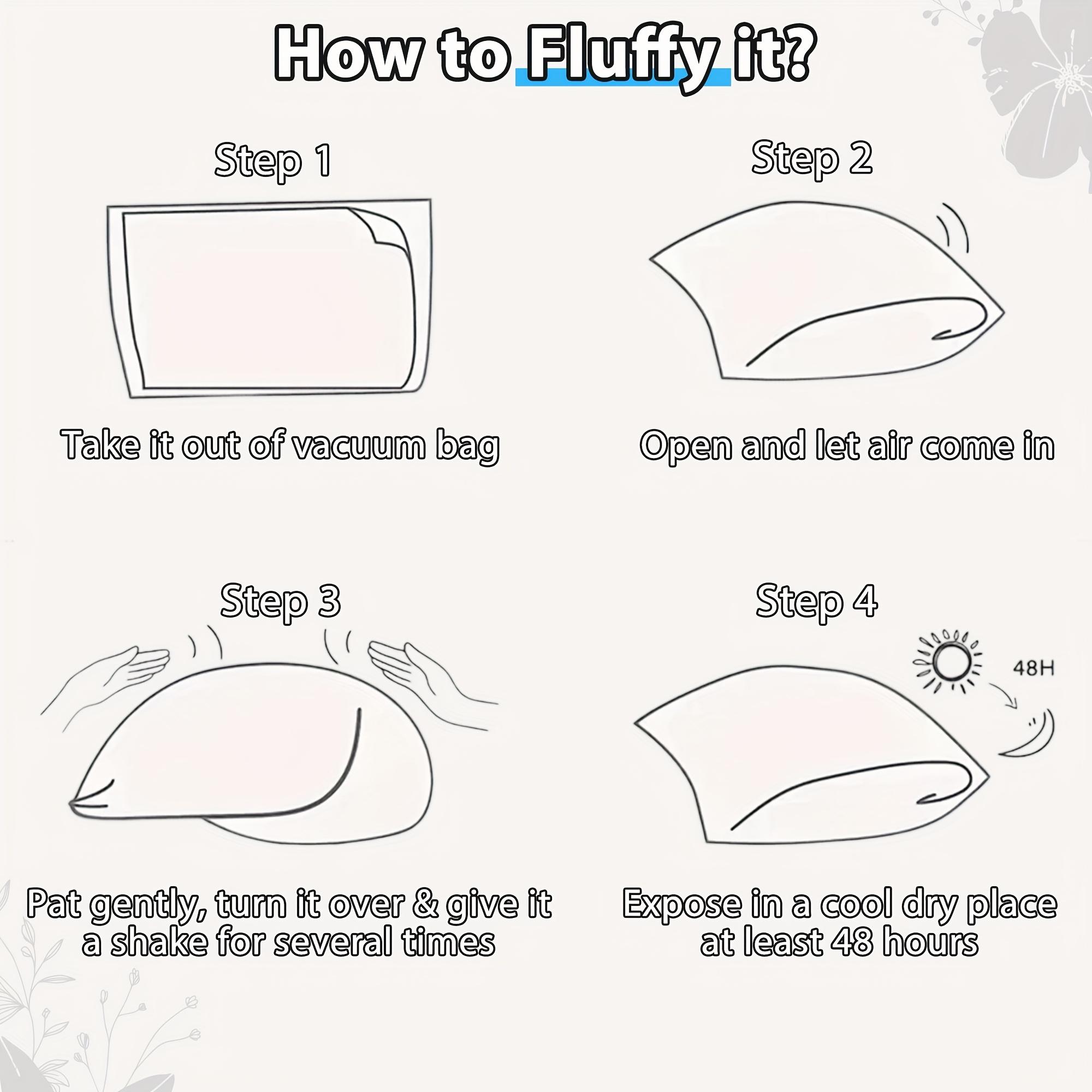 2pcs Cooling Pillows with Massage Beads, Side Sleeper Pillow, Pillows Queen Size Set Of 2 - Soft Bed Pillows for Sleeping 2pcs, Fluffy And Supportive, Hotel Quality, Back Sleepers, Suitable for Bedrooms, Dormitories, Etc.