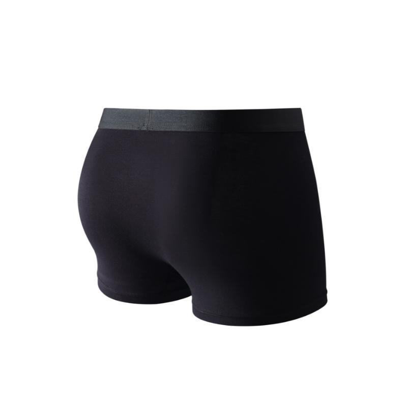 A Pack of 10 Black Bamboo Fiber Men'S Underwear, Suitable for Sports And Casual Wear, Moisture-Wicking, Skin-Friendly, Soft, Affordable for Students, Stylish And Classic for All Seasons.Socks Fabric