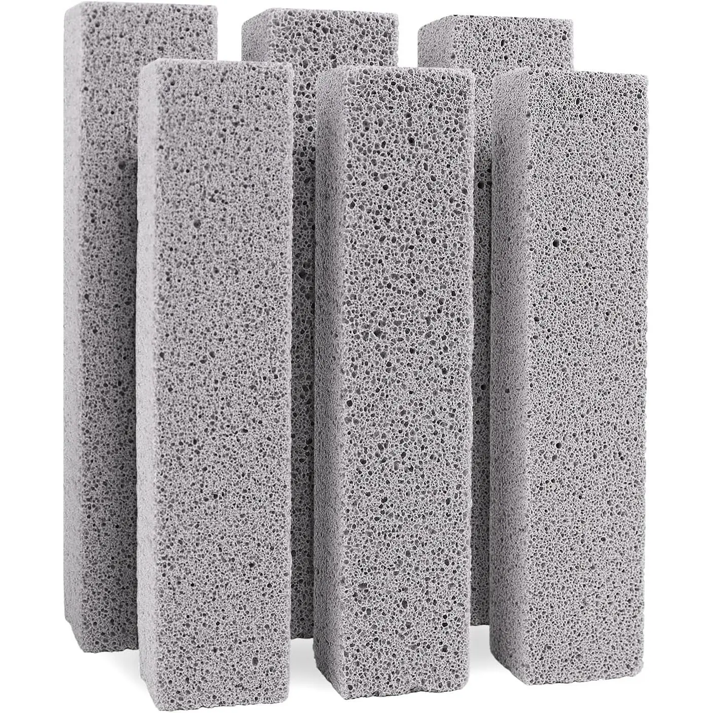 6 count Pumice Stone for  Cleaning, Toilet Bowl Cleaning, Sink and Tiles Without ,  in Kitchen, Bathroom and Pool