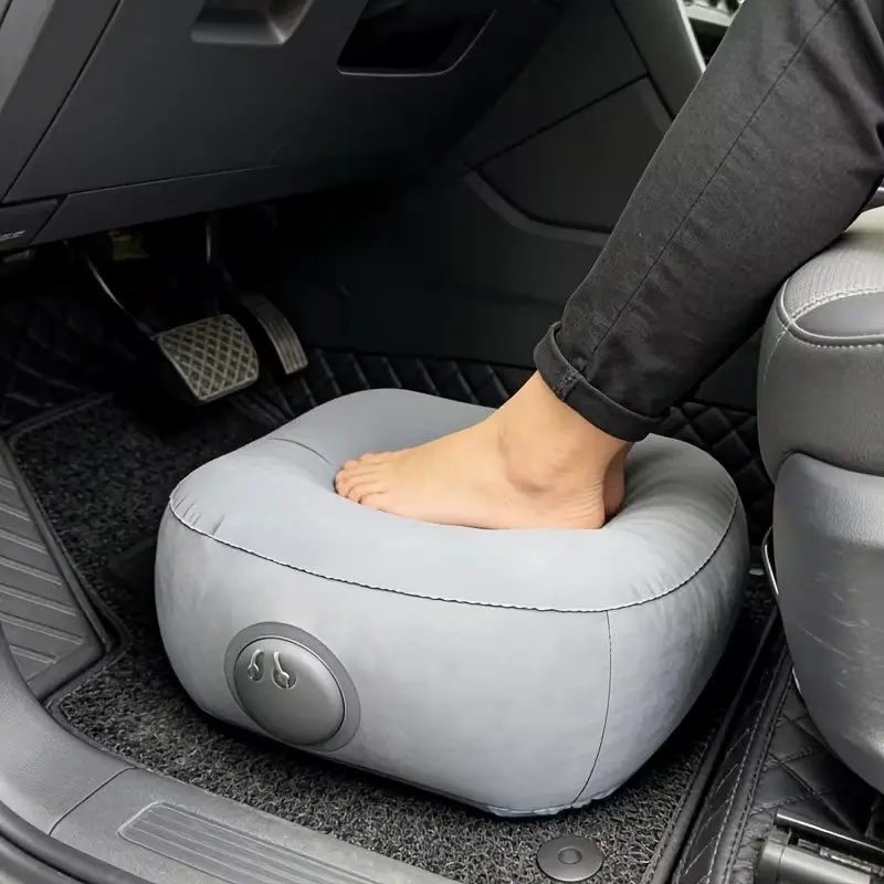 Portable Foldable Inflatable Lazy Chair, Camping Fishing Seat, Quick Inflate Durable, Lightweight for Picnic Beach Car Emergency Office Leisure Use