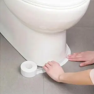 Caulk Tape, 10.5FT Peel and Stick  Seal Tape - No Tools No Mess Self-Adhesive  Tape for Toilet Bathtub Sink Tub Kitchen Countertop, Flexible PVC Strip Filler Caulking Tape