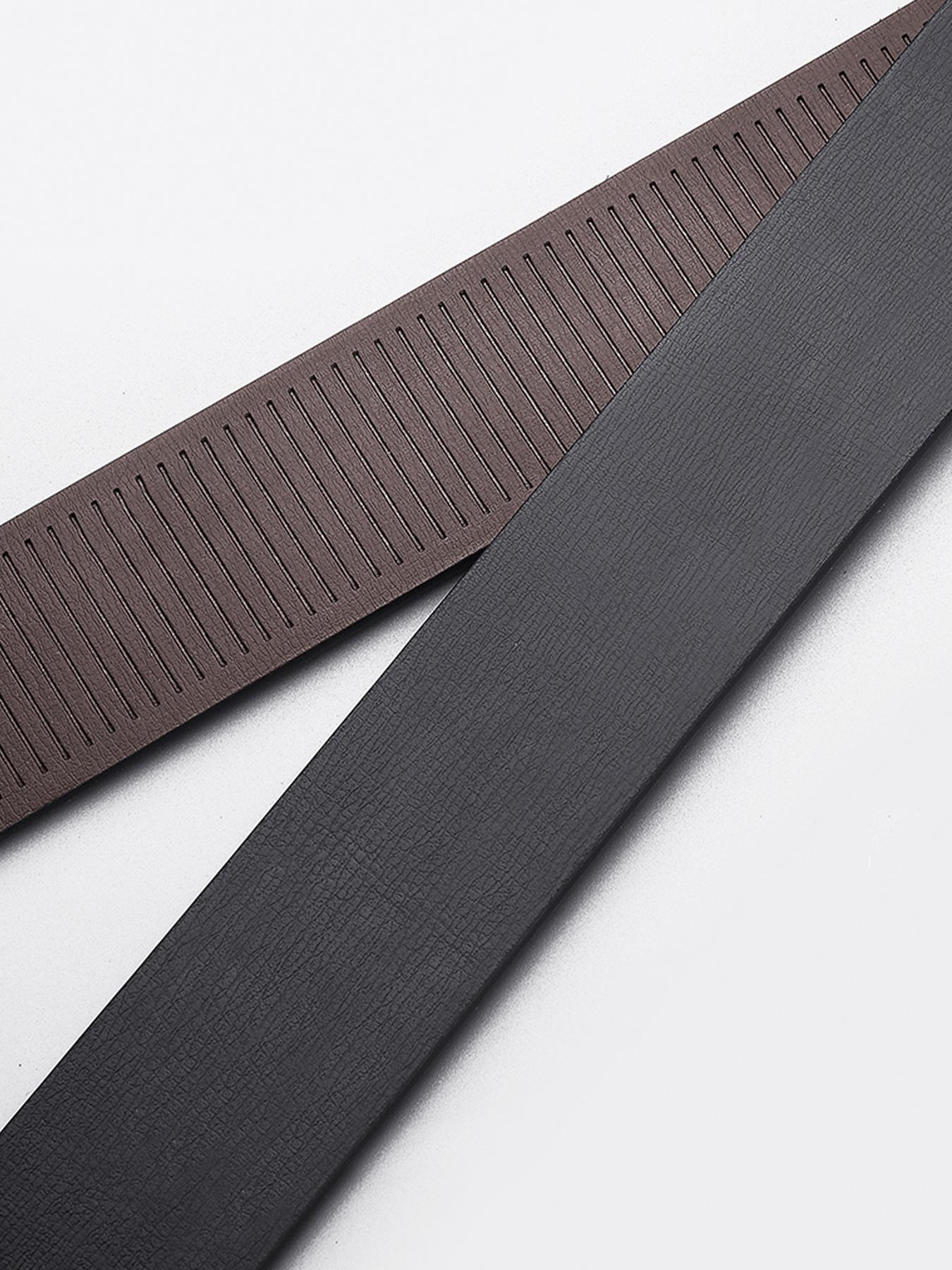 Men's Business Fashion Belt, Automatic Buckle Belt, Trendy Versatile Buckle, Casual Waistband for Jeans Trousers, Fashion Belt for Party, Daily Clothing Decor, Trendy All-match & Exquisite Belt for Gift