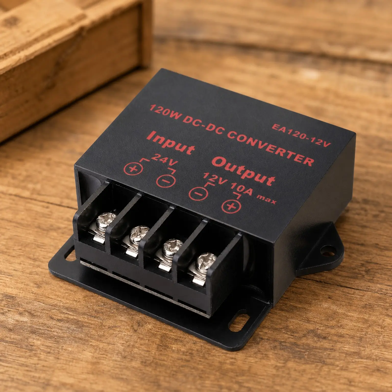 DC 24V to DC 12V 10A 120W Step Down Buck Converter Voltage Regulator Reducer Power Converter Mini Module 12V TransformerGift