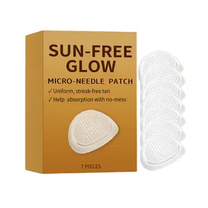 Amz Body Bronzing Patches (7pcs), Sunless Tan Stickers for Natural Copper Color, Moisturizing Summer Skin Care, Body Hair Removal Aid