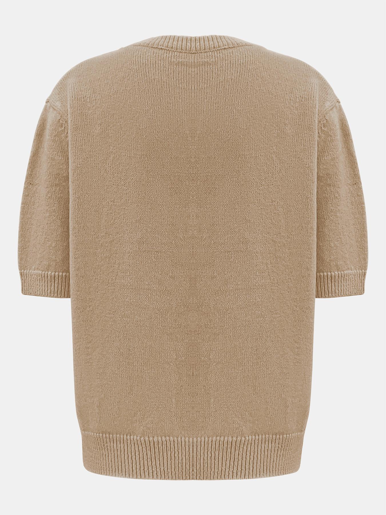 Women's Lemon Embroidery Sweater Cardigan, Casual Short Sleeve Knitwear for Daily Wear, Ladies Knitting Clothes for Summer, Knitted Tops