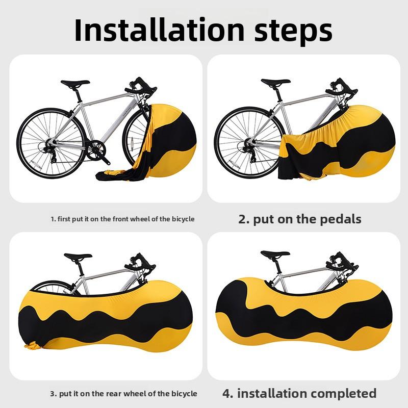 Bicycle Dust Cover Protective Cover, Road Bike Wheel Cover, Sun Protection Bike Cover, Mountain Bike Protective Cover outdoor