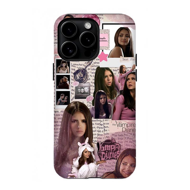 Nostalgic Vampire Diaries Phone Case, Classic TVD Collage Design, Classic Anime Fan Gift,for iPhone 17 16 15 14 13 12 11 Pro Max X XS for Samsung S21–S25 Plus Ultra,Gifts For Fans, Phone Accessories
