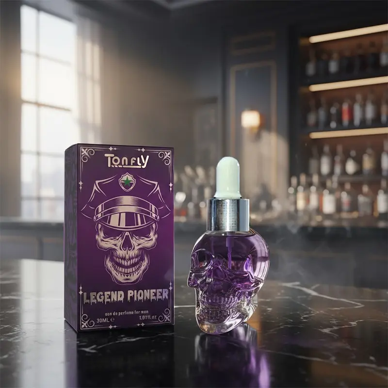 Edie Bao Crystal Perfume for Men, Lightweight Scent, 30ML Eau De Cologne, Non-Alcoholic, Showcase Male Charm, Single Item, Liquid Form