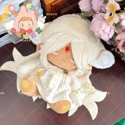 Stuffed 20cm Game Anime Vanilla Cookie Kingdom Cotton Doll Toy Body DIY Dress Up Handmade Soft Figures Fans Collection Gifts