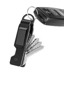 Unisex Aluminum Key Organizer, Multi-Functional Metal Key Chain, Holds 1-6 Keys, Portable Key Holder, Perfect Gift for Valentine's Day, Father's Day