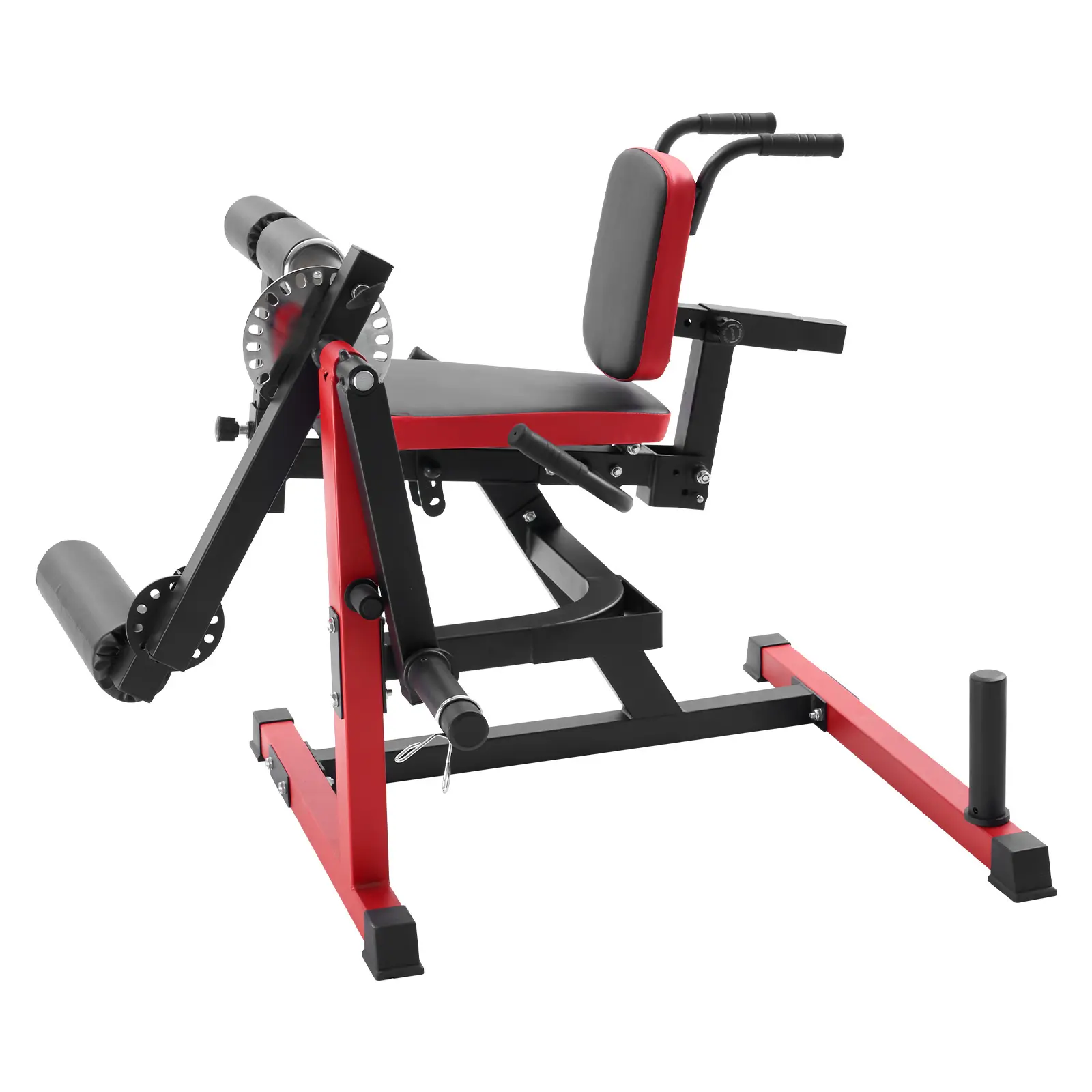 Leg Extension and Curl Machine, Carbon Steel Construction, Adjustable Lower Body Specialty Exercises Equipment, 8+24+12 Levels Adjustment Family-Friendly Fun, For Home Gym
