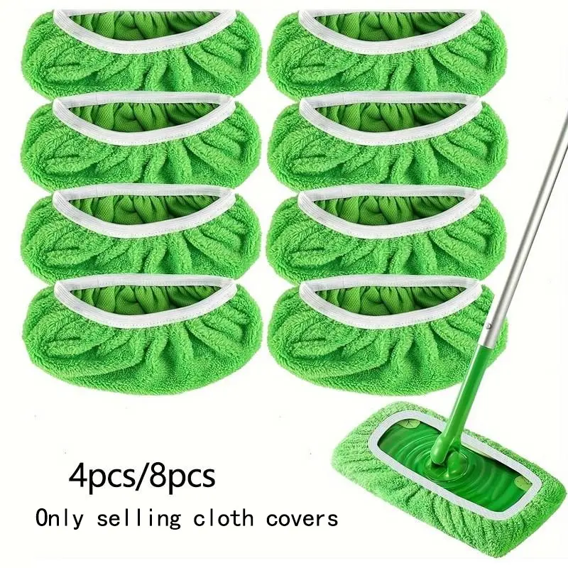 Reusable Mop Pad without Mop, Water Absorption Washable Durable Replacement Mop Cloth, Wet and Dry Use, Easy To Clean, Cleaning Supplies, Home Care Supplies, Reusable Mop Pads, Mop Accessories, Mop Refills