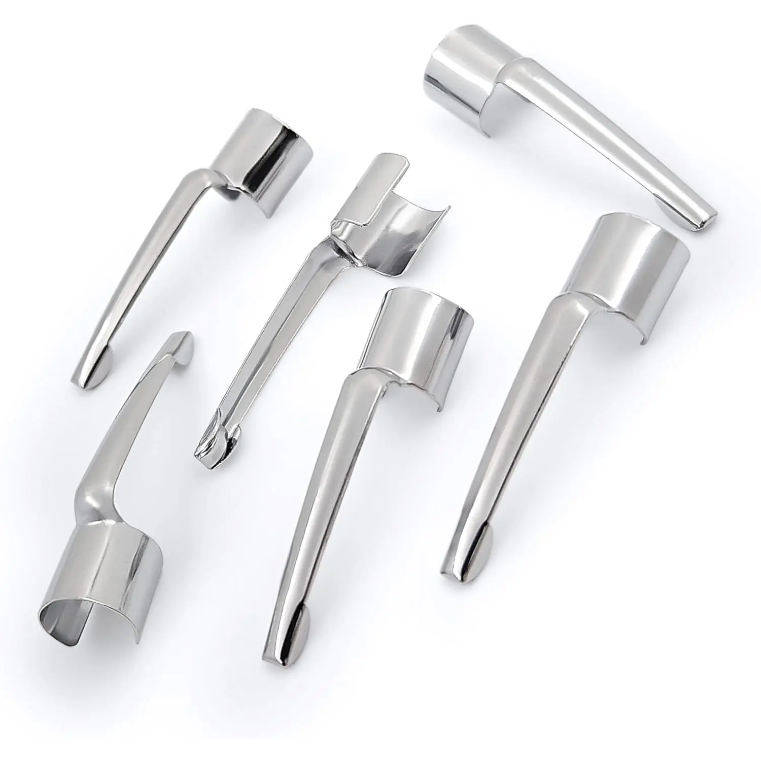 Pocket Clip - Holder for Pen and Pencil - Made of Steel (6 Pack)