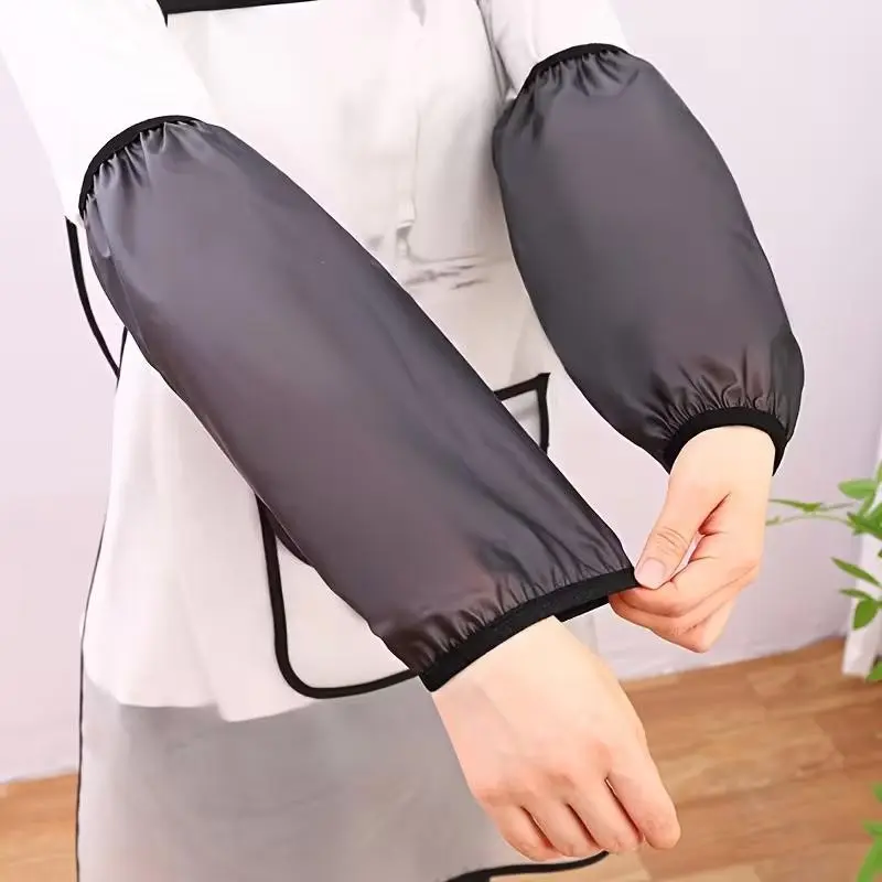 2-Pack Men's and Women's Waterproof Arm Sleeves, Oil-Resistant Sleeve Guards, Stain-Proof, Ideal for Kitchen and Outdoor Use