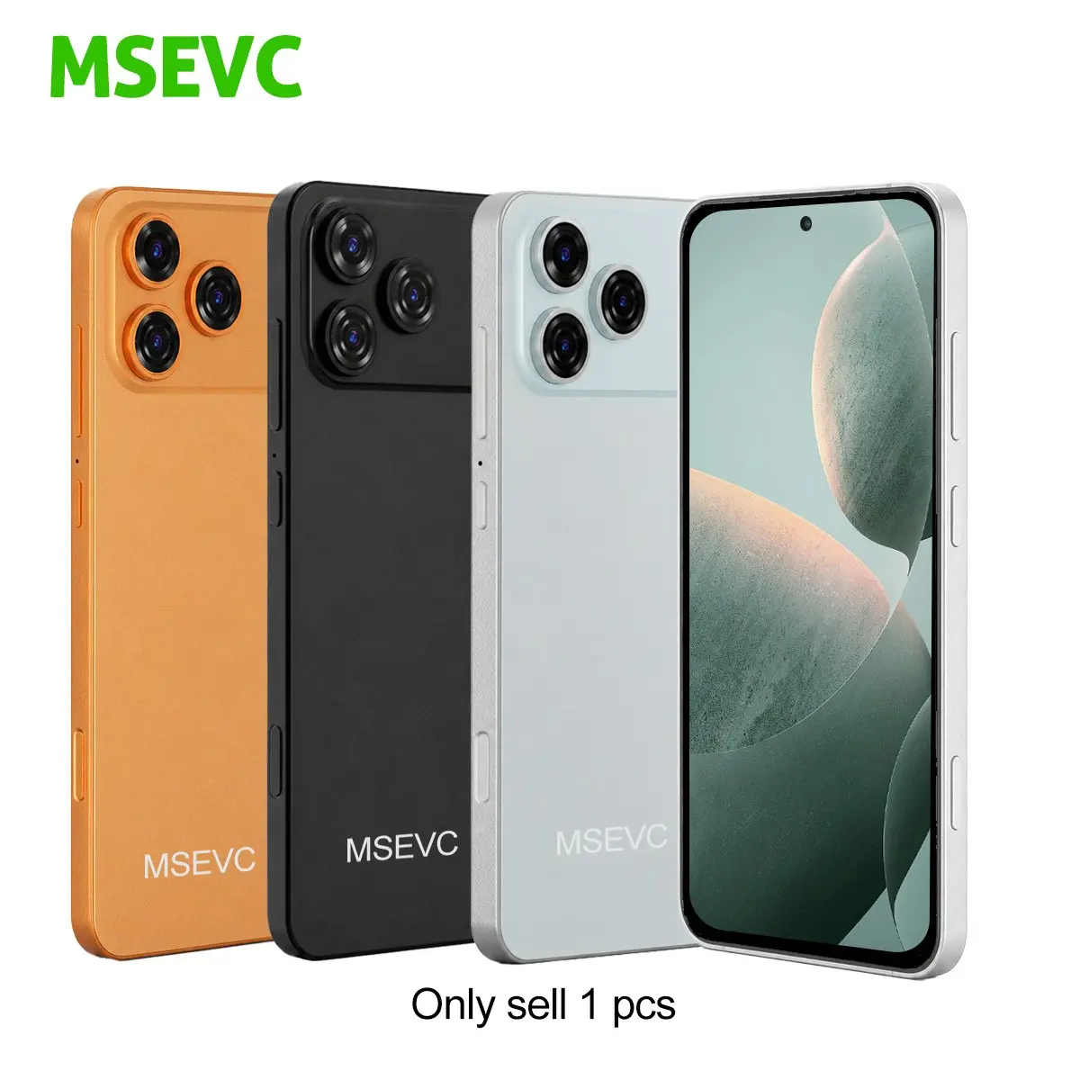 Msevc i17 Smartphone, 6.56-Inch HD Screen, Portable 4g Dual Sim, Android 10, 3gb RAM + 32GB Storage, Quad-Core Processor, 3100mah Battery