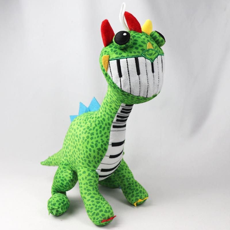 Nightmare critters bobby 4 green dinosaur big lion plush toy doll for children