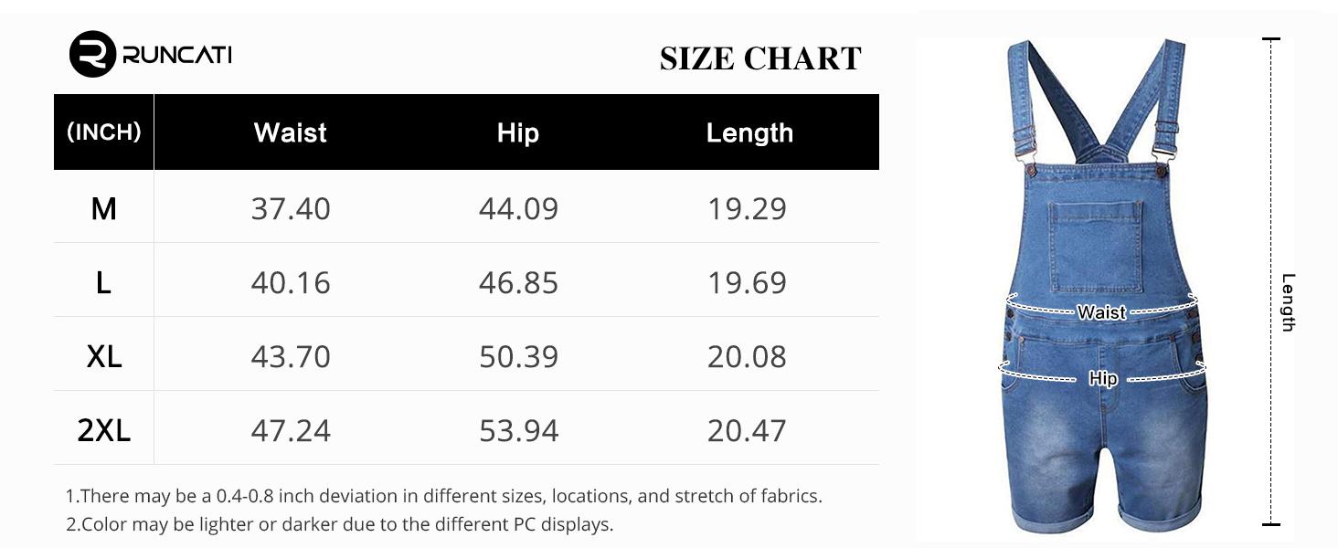 Beotyshow Mens Denim Shorts Bib Overall Jean Romper Casual Loose Fit Walkshort Button Pockets Summer Jumpersuit Fashion Menswear