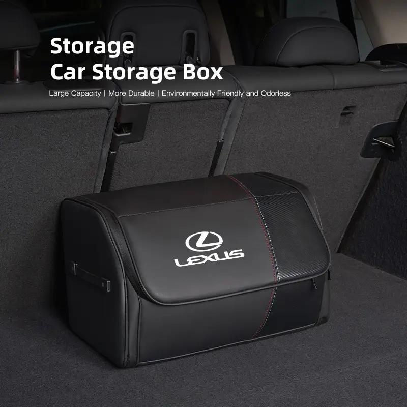Car Trunk Organizer Box Large Capacity Stowing Tidying Storage Bags，For Lexus LS LC RZ IS350 ES300 GS350 CT200h GX460 LX570 RX500h NX300 UX260 LM300 RC350 GS250 GS450h ES200 IS300 IS500