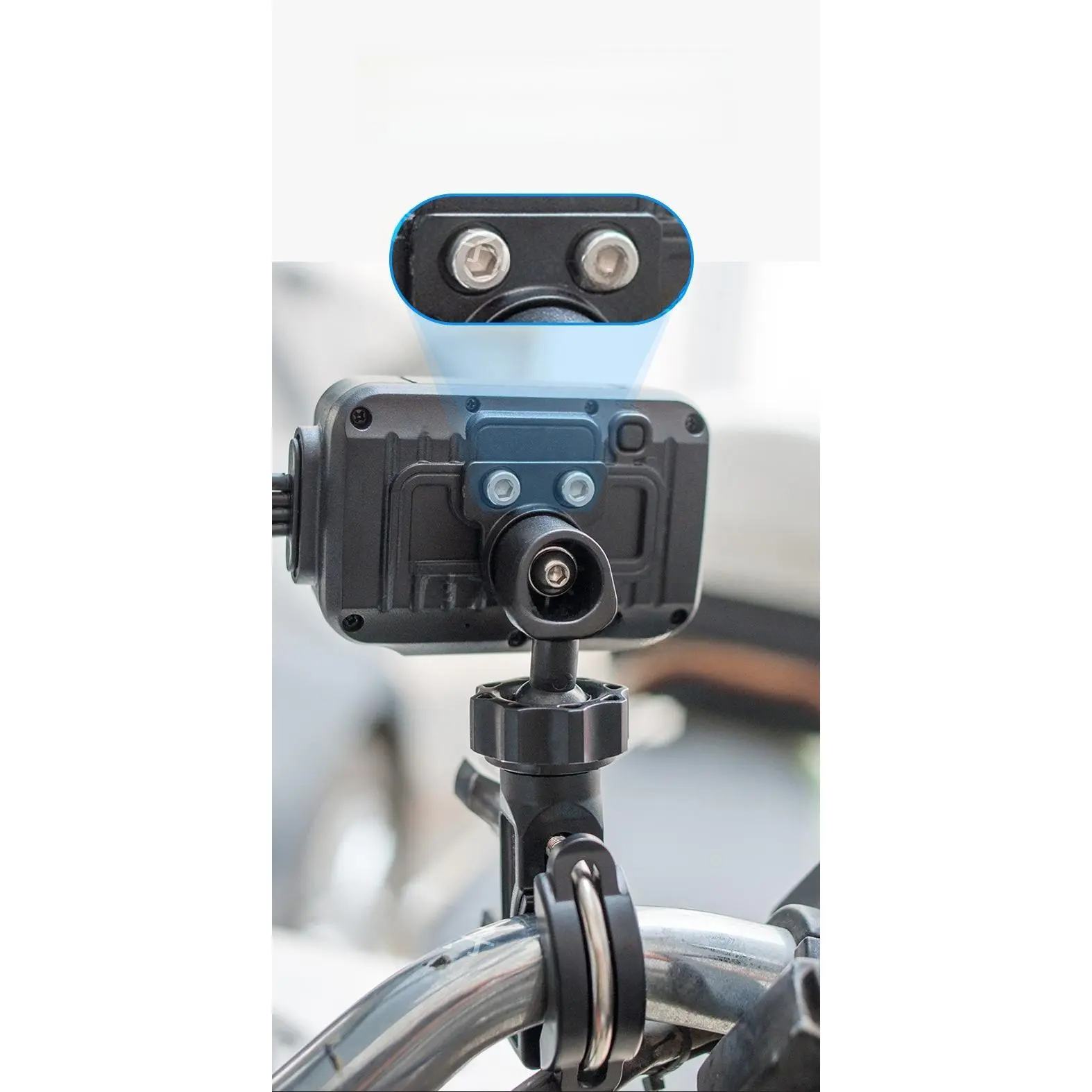 3 Inch Waterproof Motorcycle Dash Cam Front Rear 720P Dual Lens, 120 Degree Wide Angle, Loop Recording, DVR