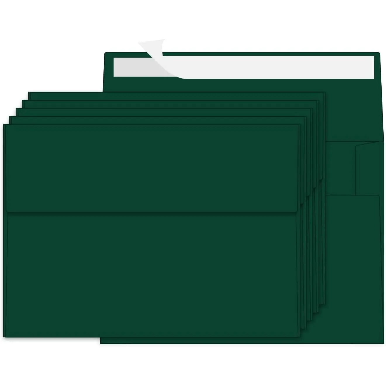 100 Packs White 4x6 Envelopes for Invitation A6 Small Envelope