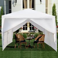 10*20ft white with 6 Sidewalls