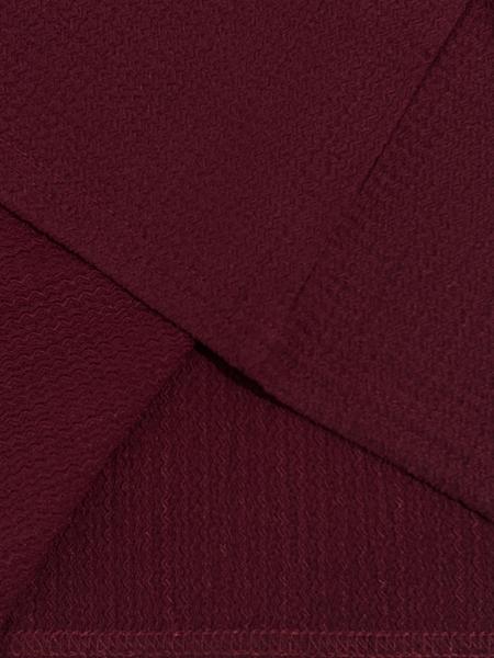 Men's Solid High Neck Knit Water Ripple Short Sleeve T-Shirt, Stylish Casual Sport Underwear, Outdoor Travel and Daily Leisure Essential Unisex Neutral