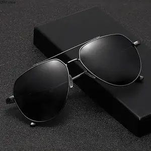 Unisex Polarized Aviator Sunglasses for Adults - Metal Double Bridge Frame, Nylon Lenses, UV Protection Fashion Eyewear for Driving, Outdoor Daily Wear